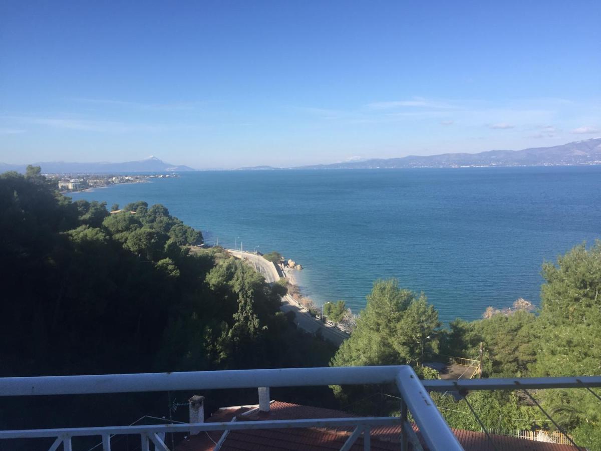 Amfiteatrico Sea View - Kalamos Attiki Apartment Markopoulon Oropou Exterior foto