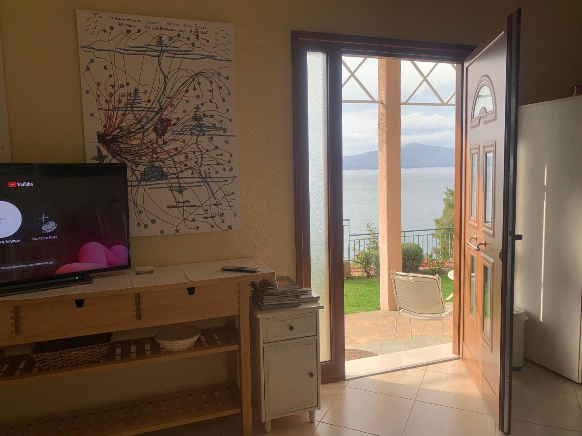 Amfiteatrico Sea View - Kalamos Attiki Apartment Markopoulon Oropou Exterior foto